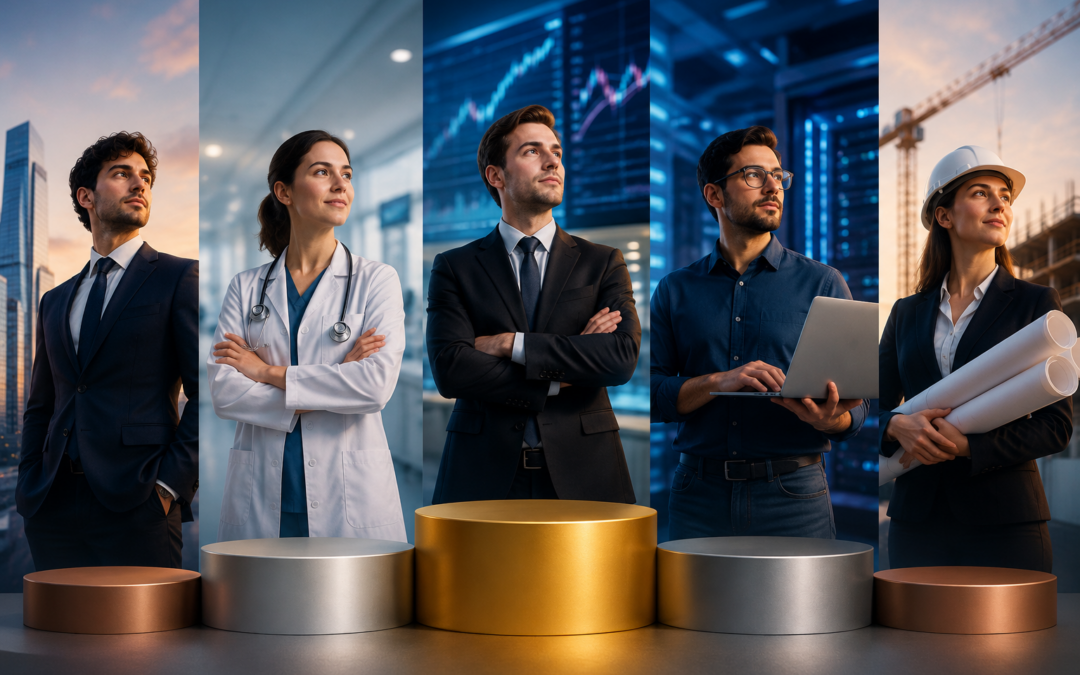 Top 5 des métiers les mieux payés en sortie d’études